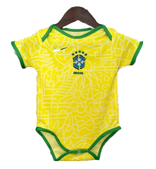 Brésil Domicile 2024 Body Bébé - Cliquez sur l'image pour la fermer
